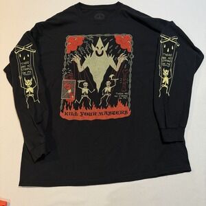 Wizard of Barge Kill Your Masters Long Sleeve Graphic T-Shirt Mens XL